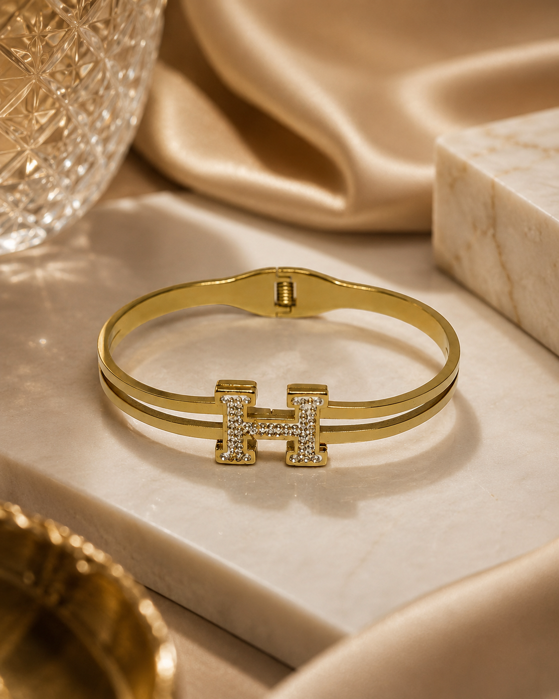 H double band bracelet