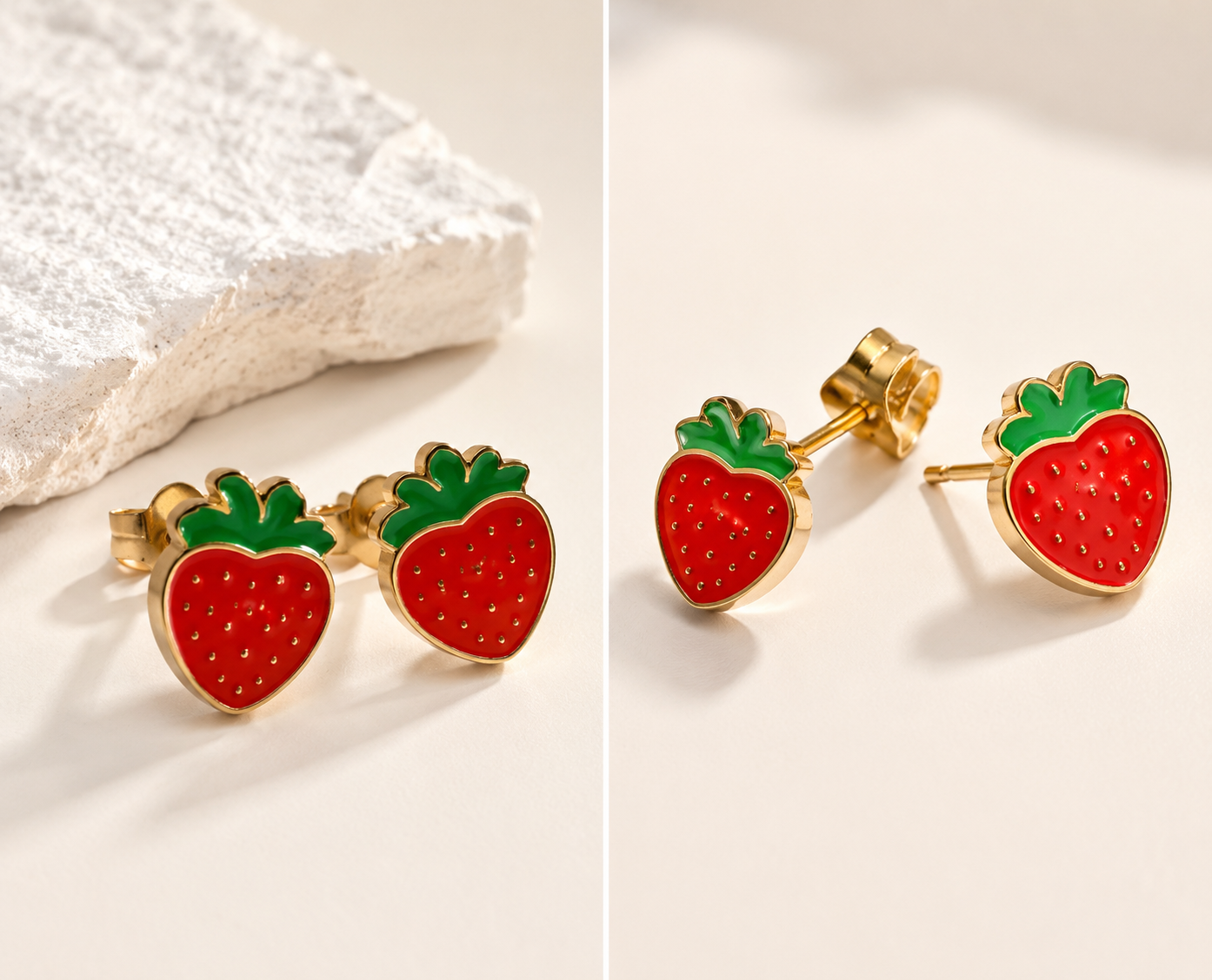 Strawberry studs