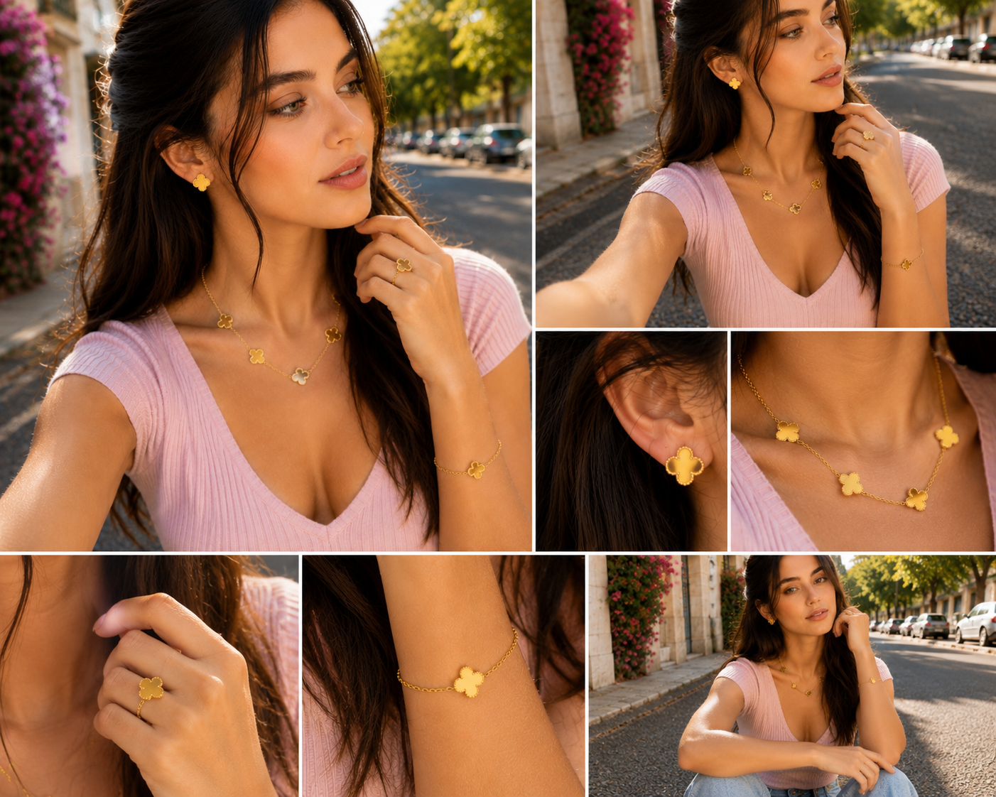 Golden clover set
