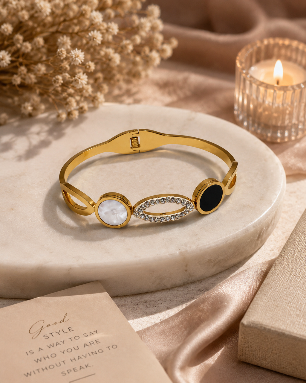 Ying yang bracelet