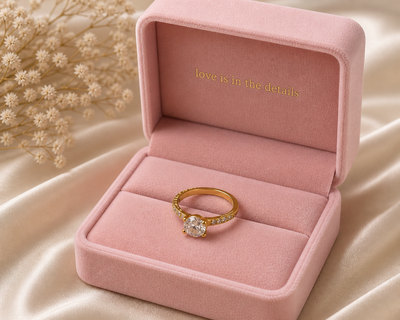 One diamond ring