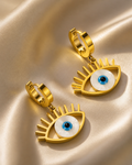 Evil eye earrings