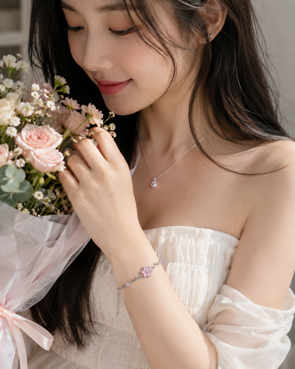 Flower bracelet