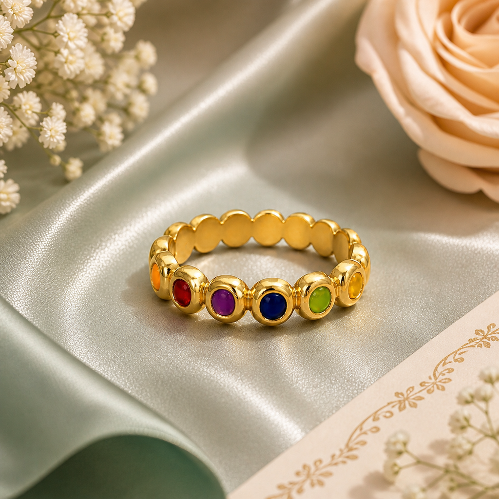 Multicolour ring