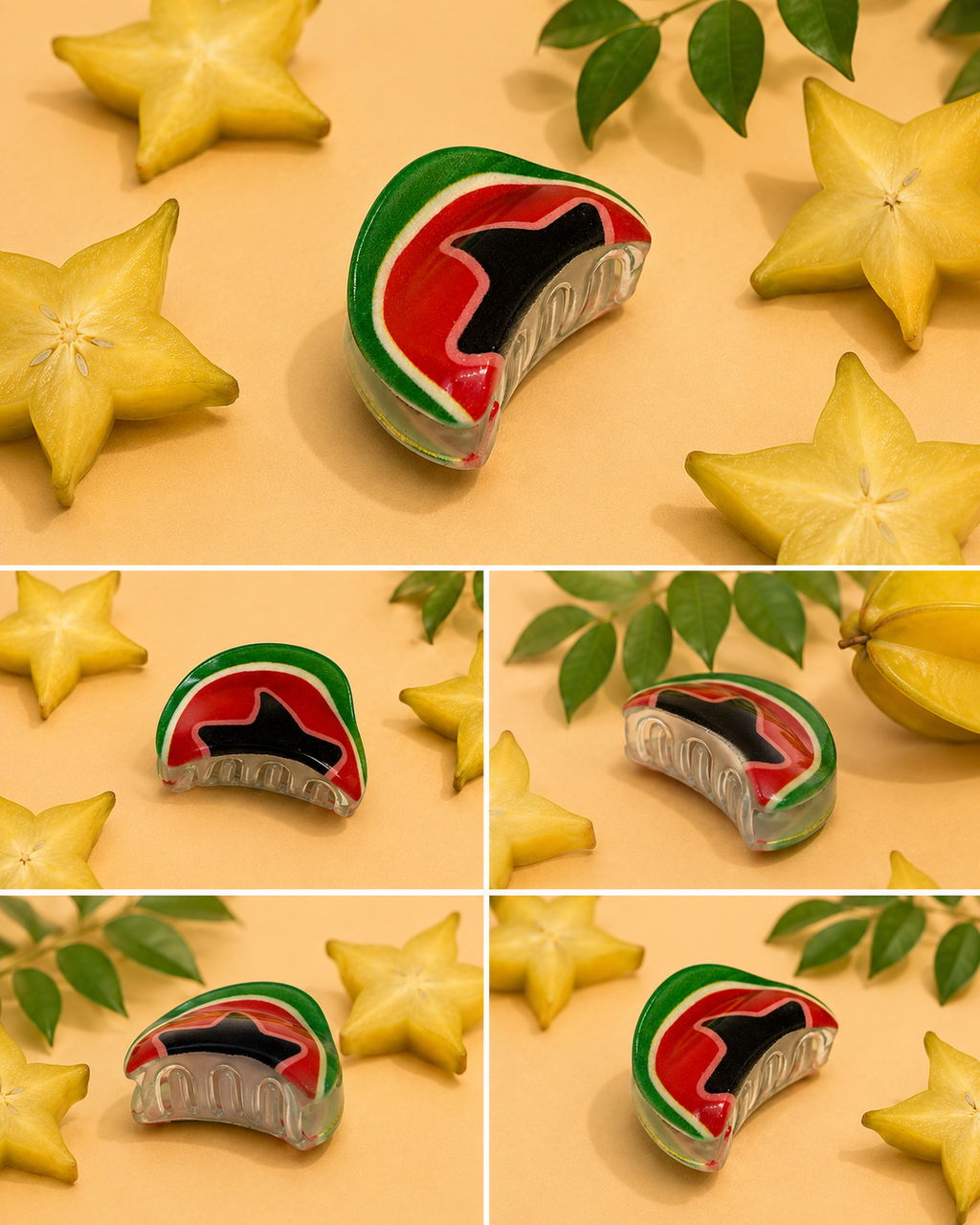 Star fruit claw clip