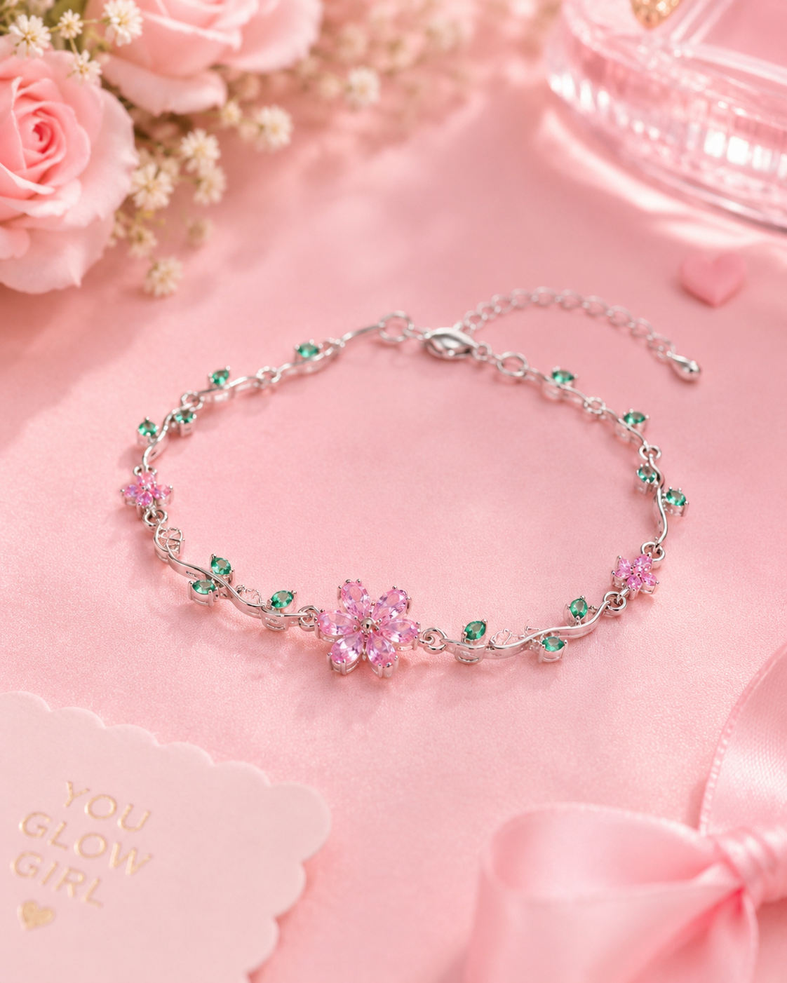 Flower bracelet