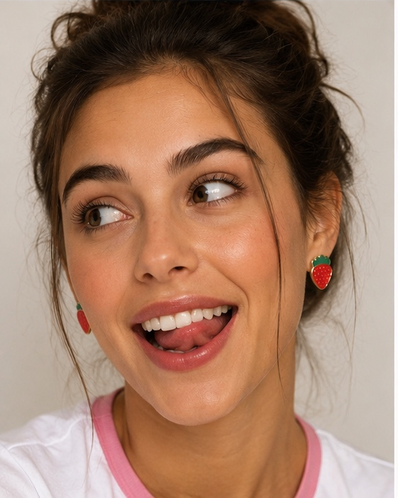 Strawberry studs