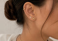 Gold ball studs (minimal)