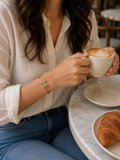 H double band bracelet