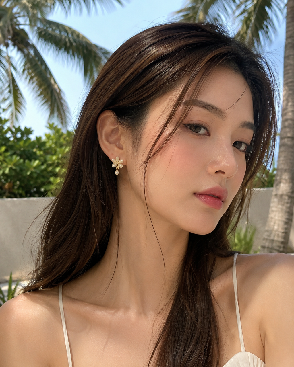 Flower drop studs