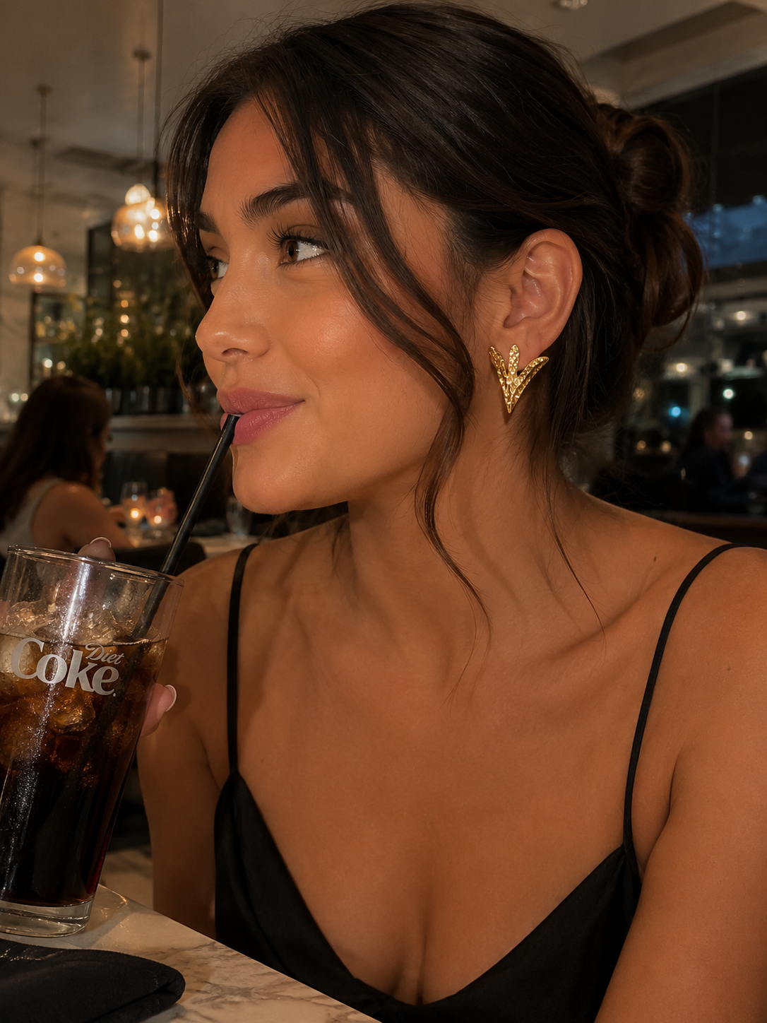 Heart studs