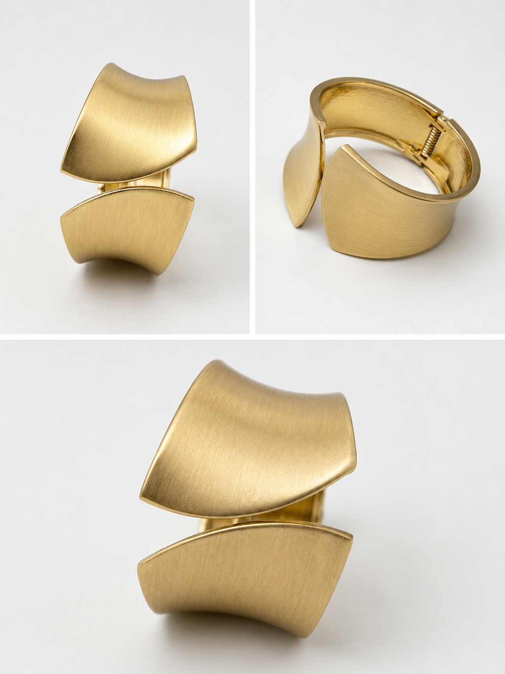 Curve statement bangle( matte finish)
