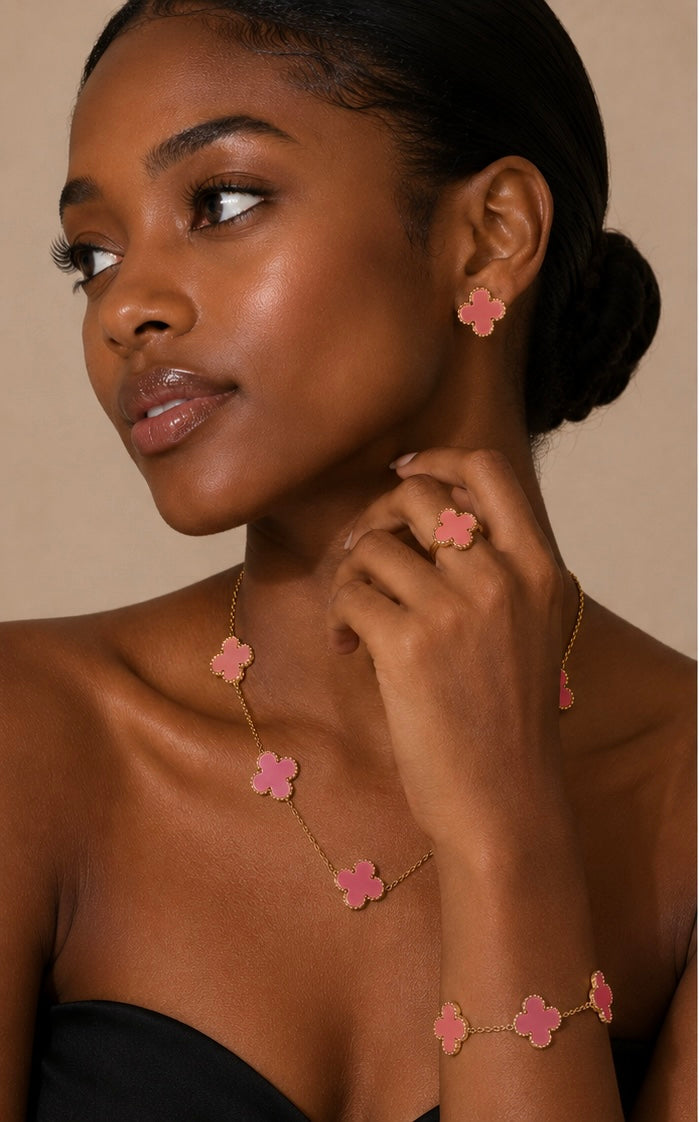 Pink clover set