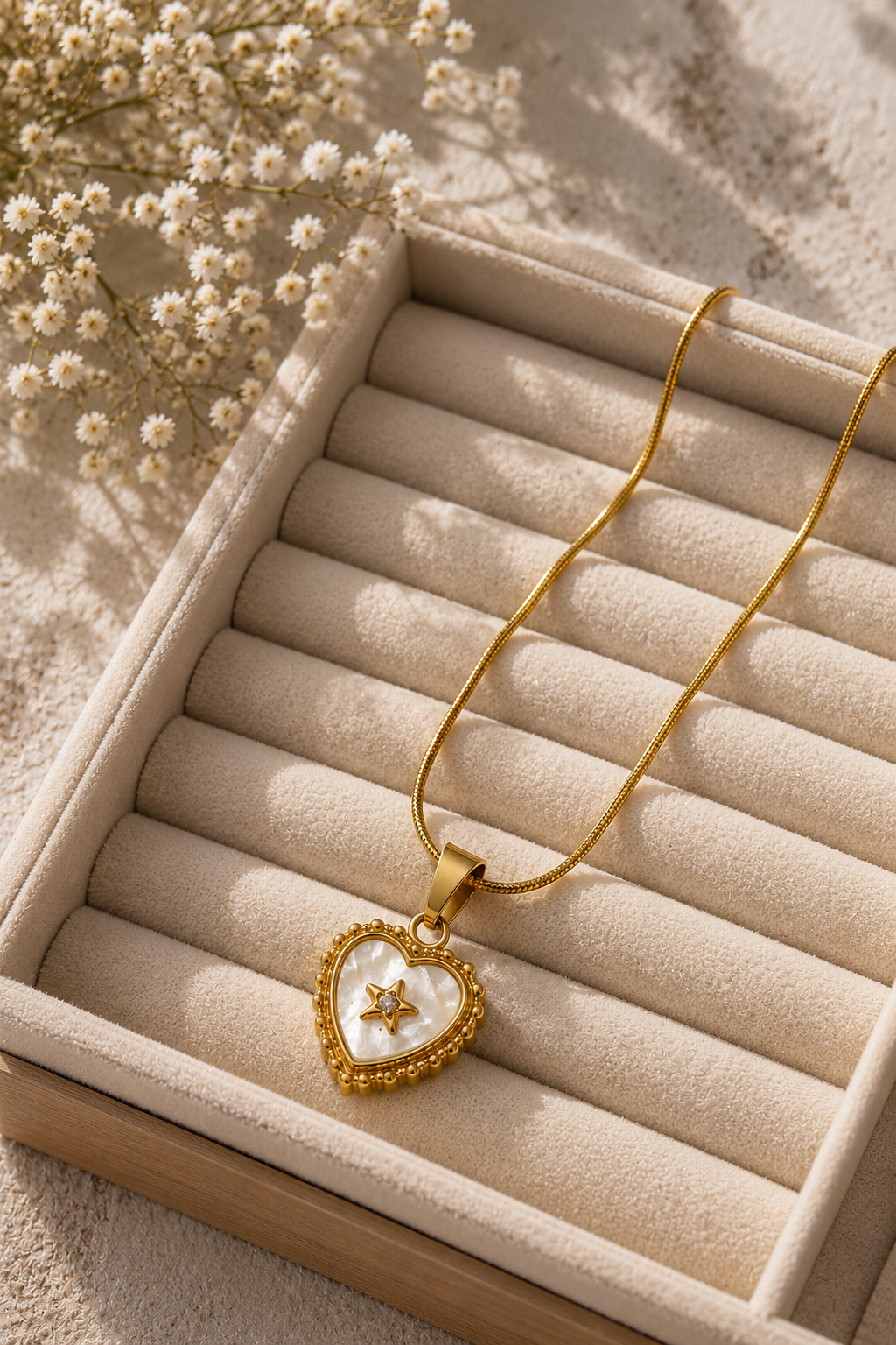 Heart pendant necklace