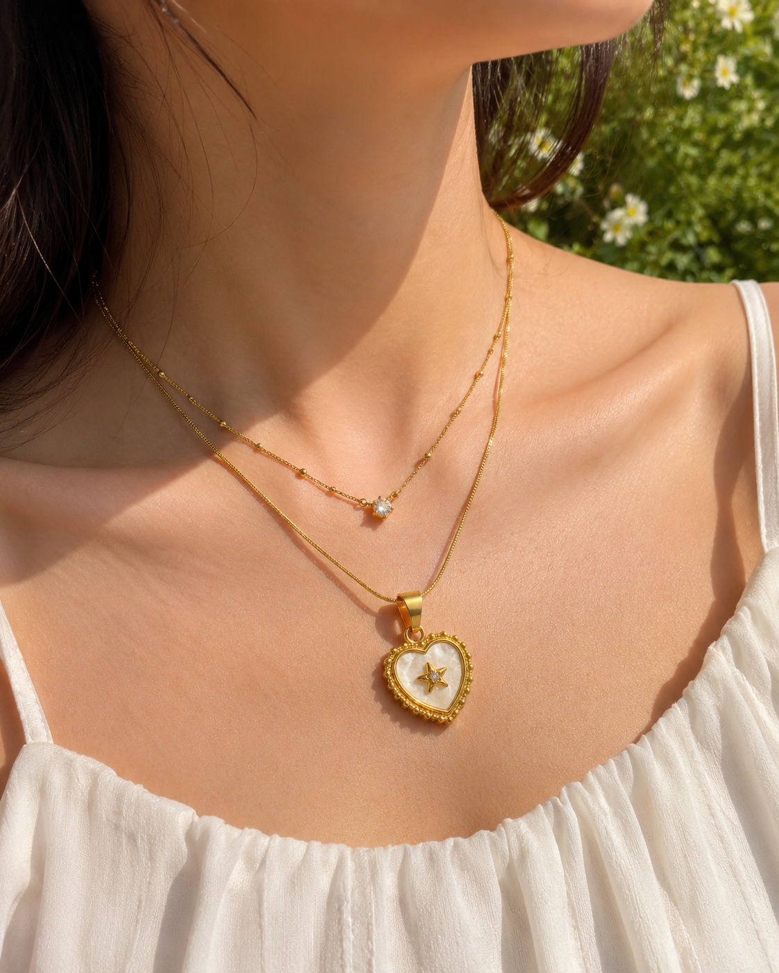 Heart pendant necklace