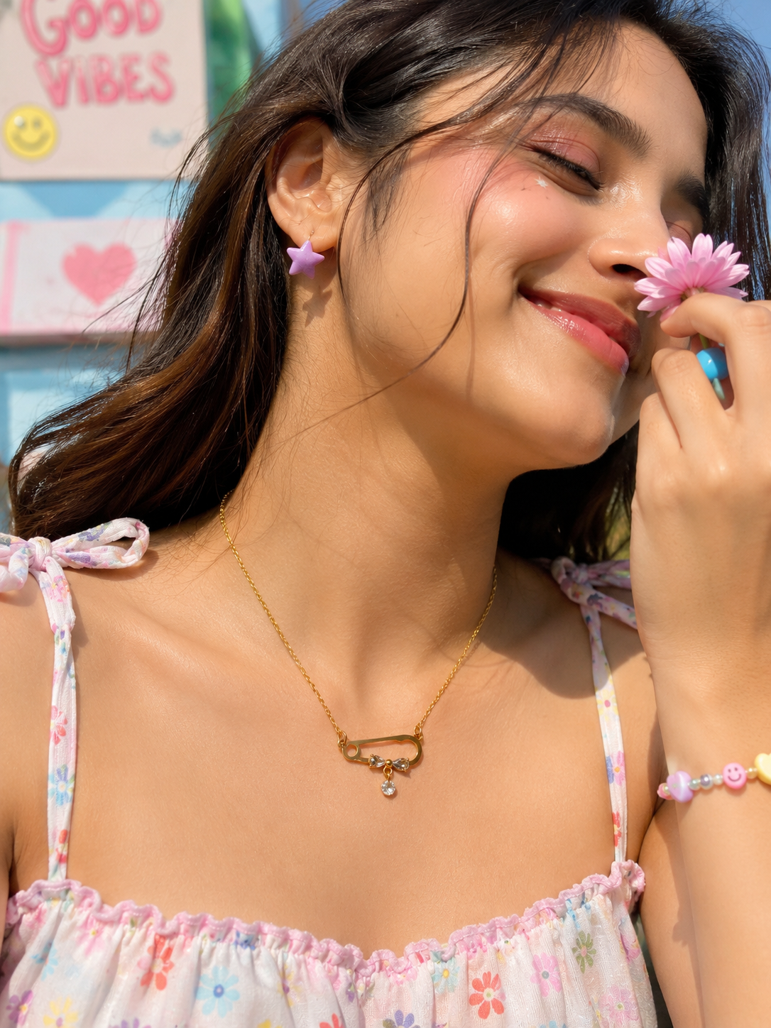 Pin necklace