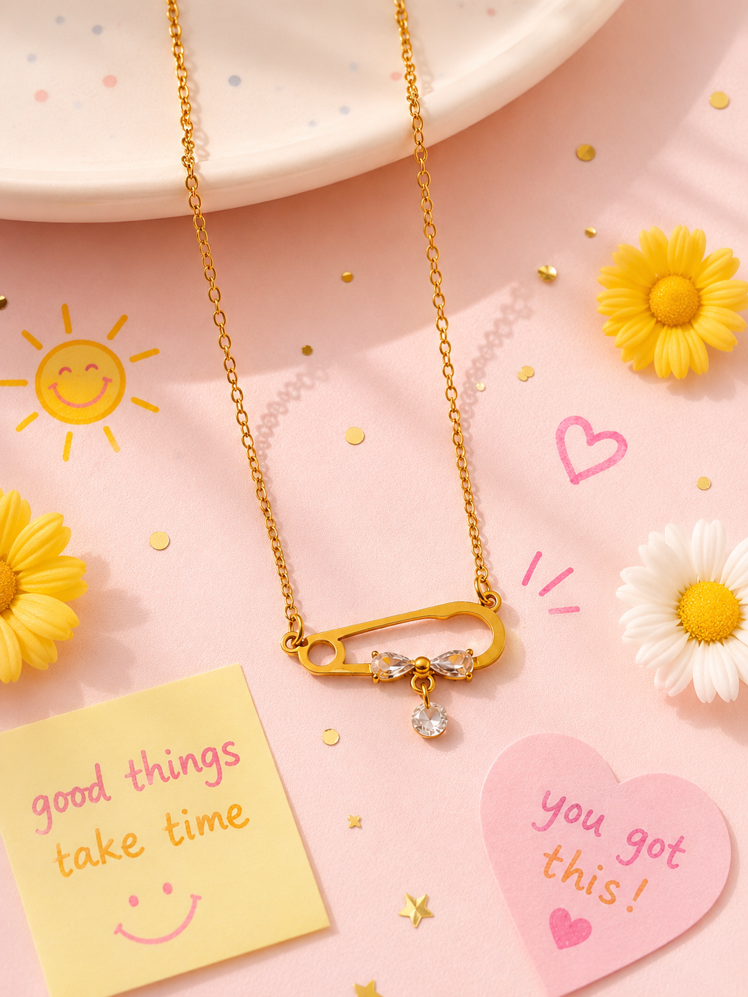 Pin necklace