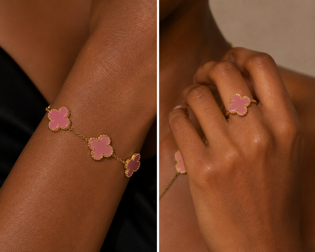 Pink clover set