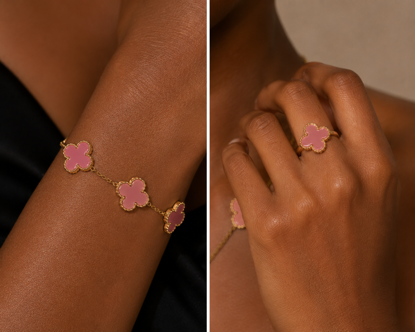 Pink clover set