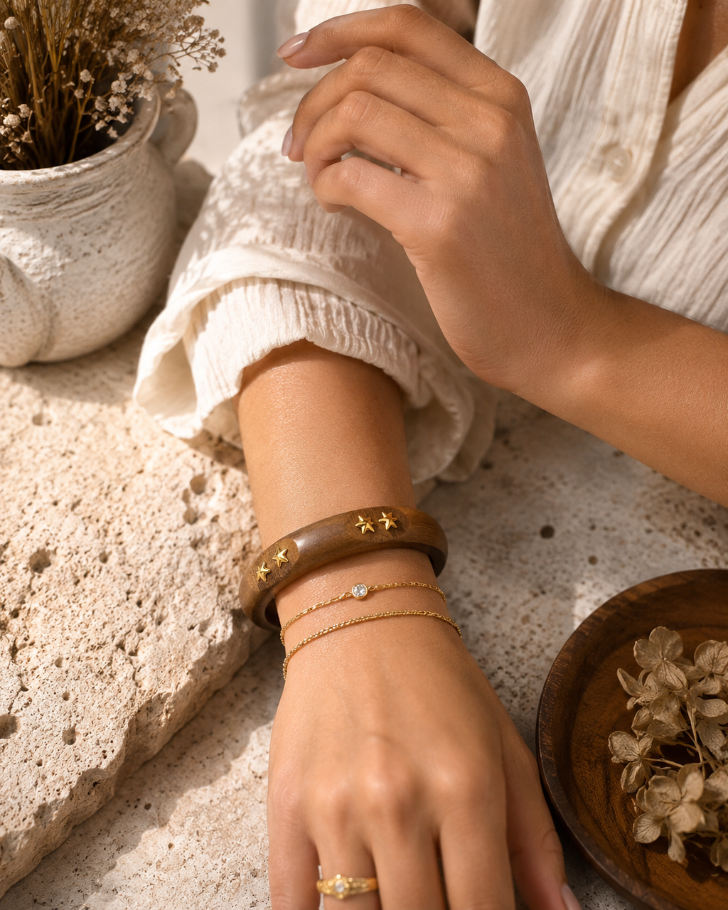 Wooden bangle