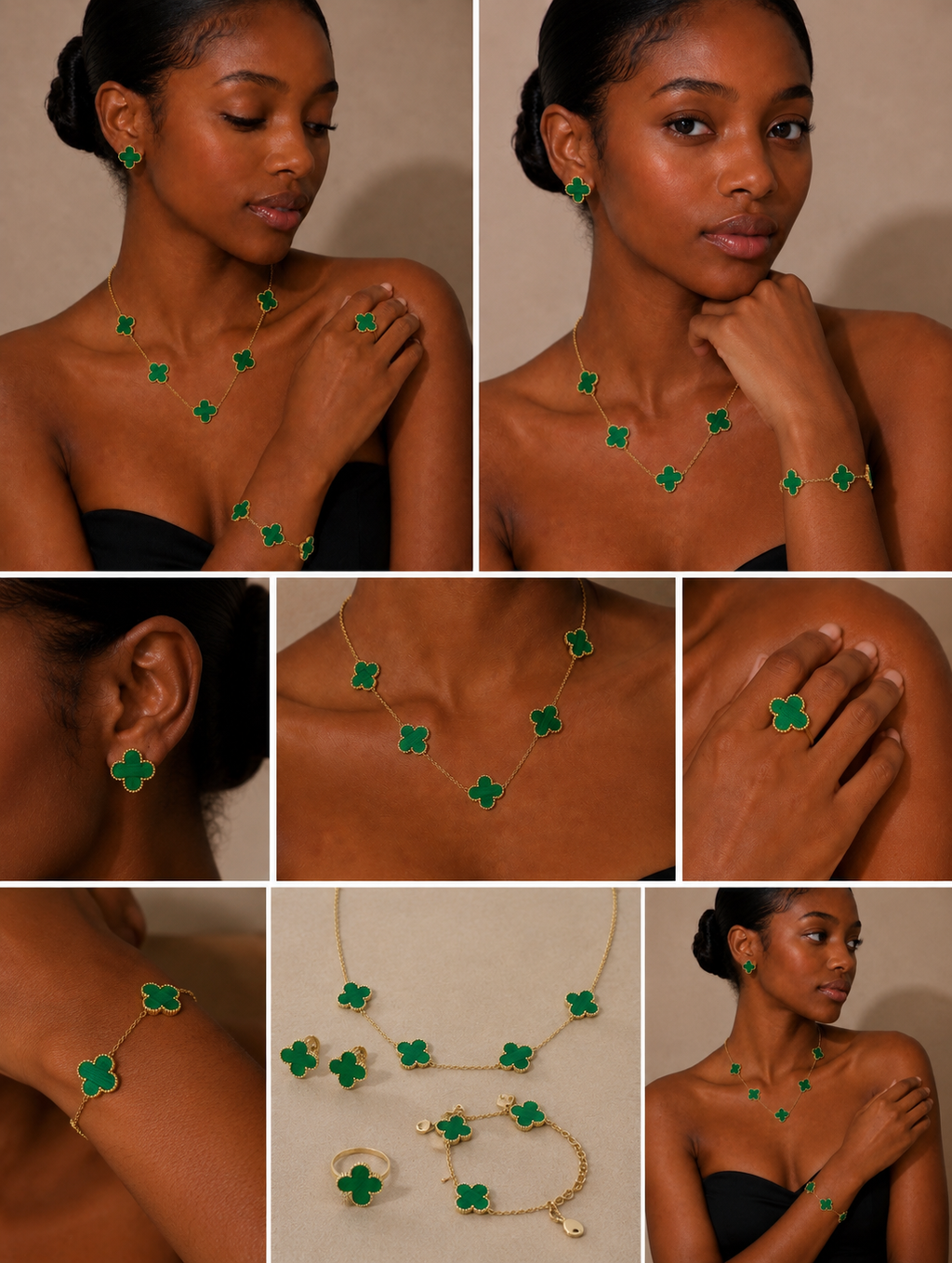 Green clover set