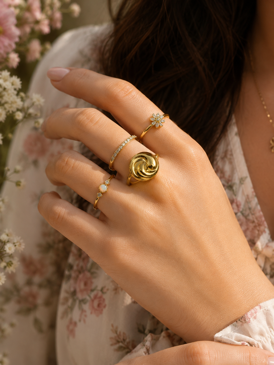 Swirl ring
