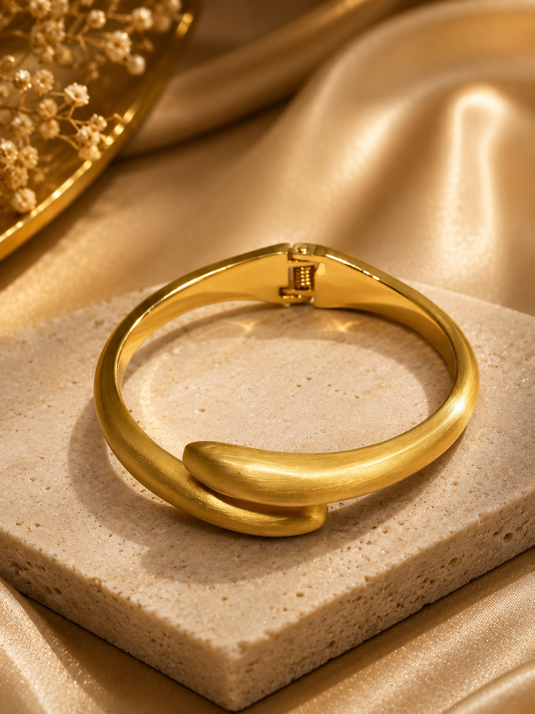 Sculpted matte finish bracelet