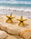 Abstract Starfish earrings