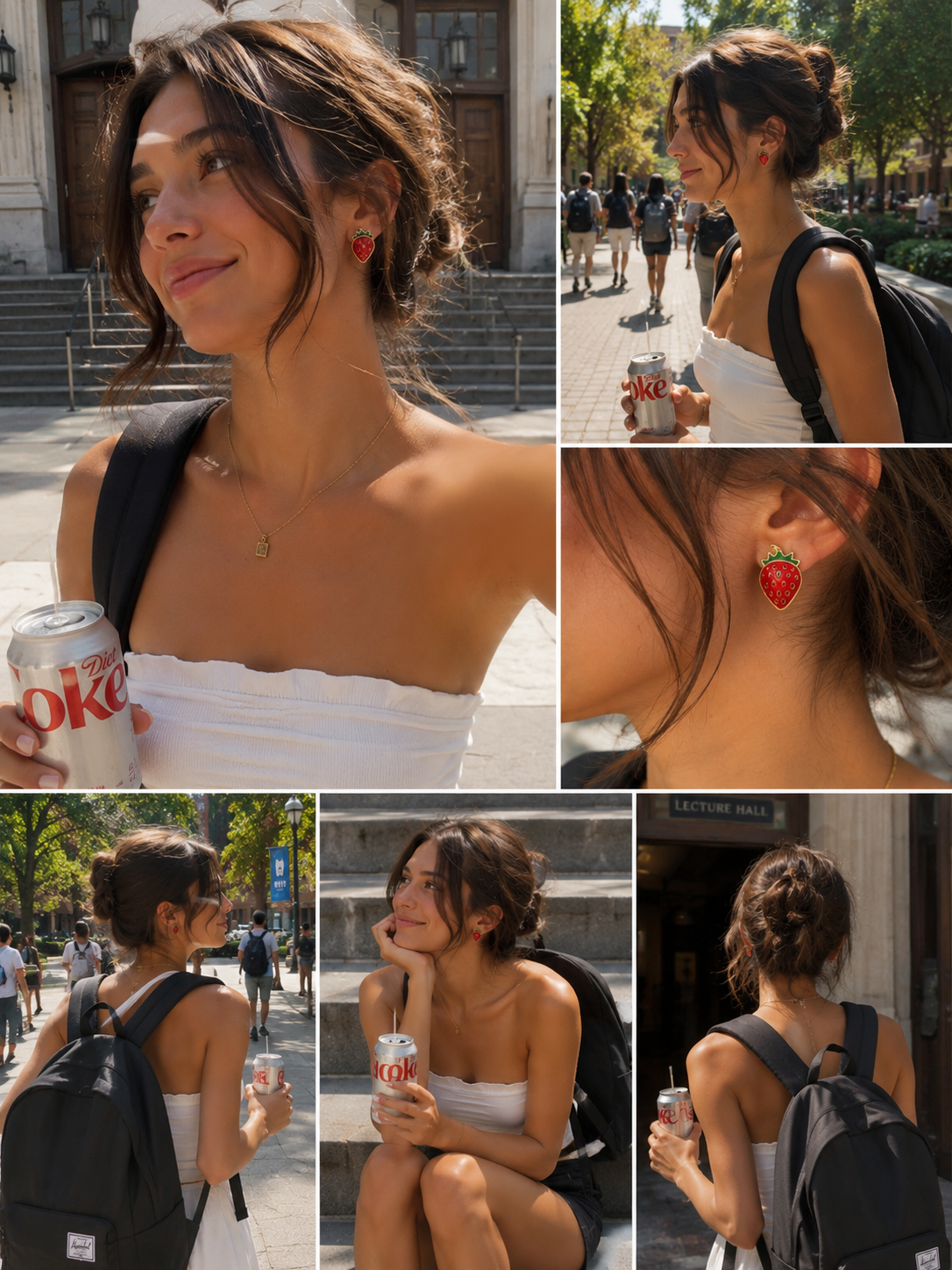 3d strawberry’s studs