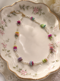 Pastel beaded necklace