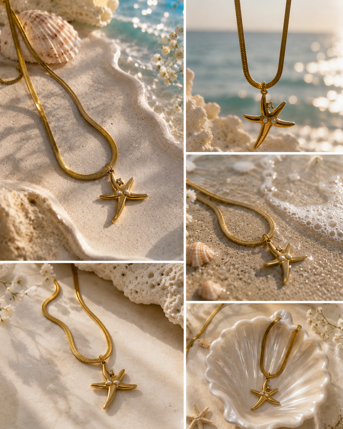 Starfish necklace