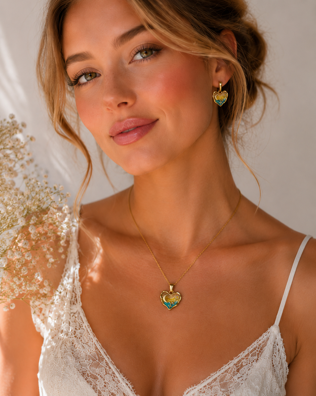 Artistic jewellery set