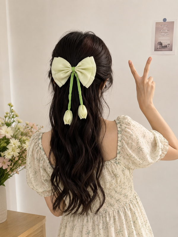 White bow