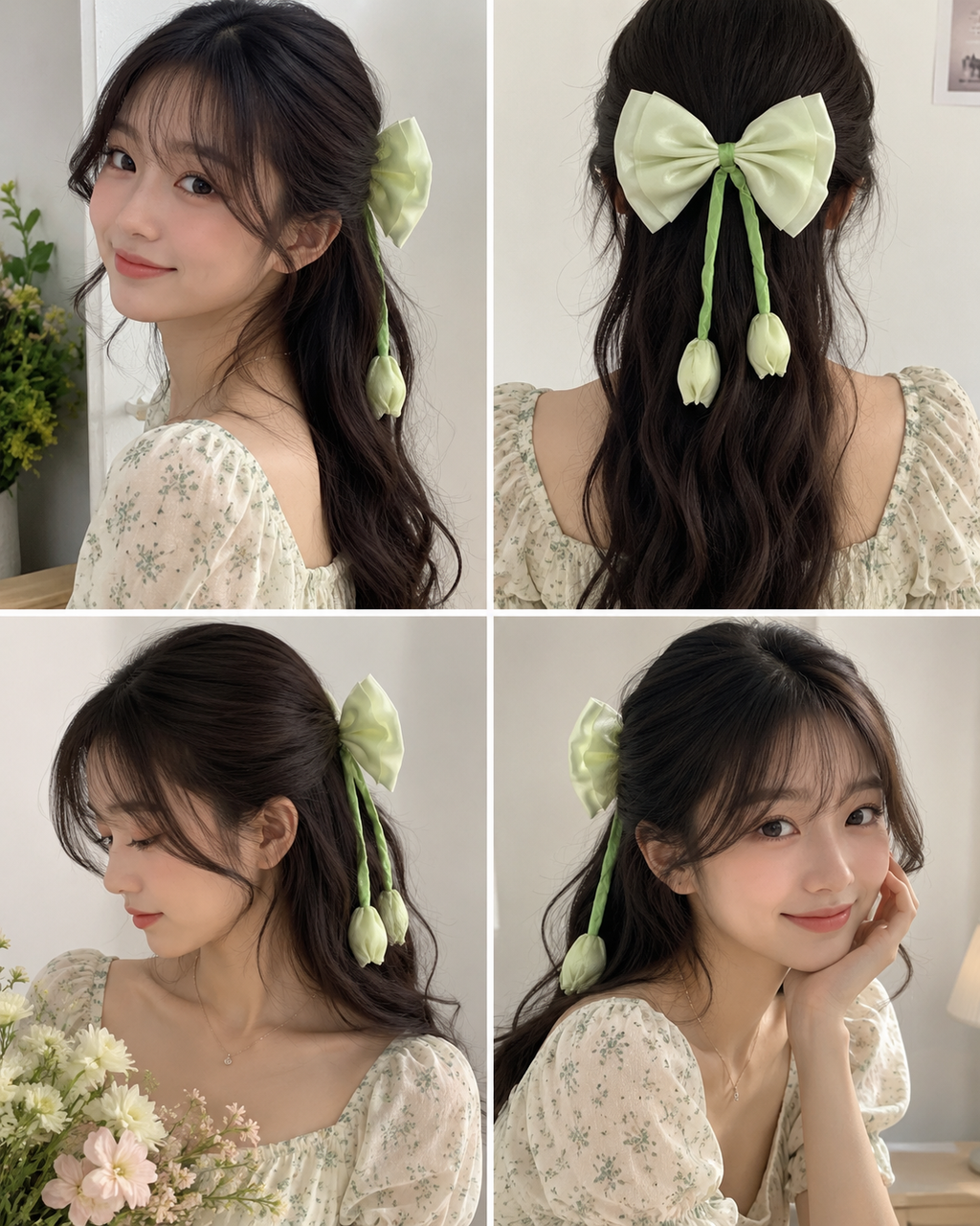 White bow
