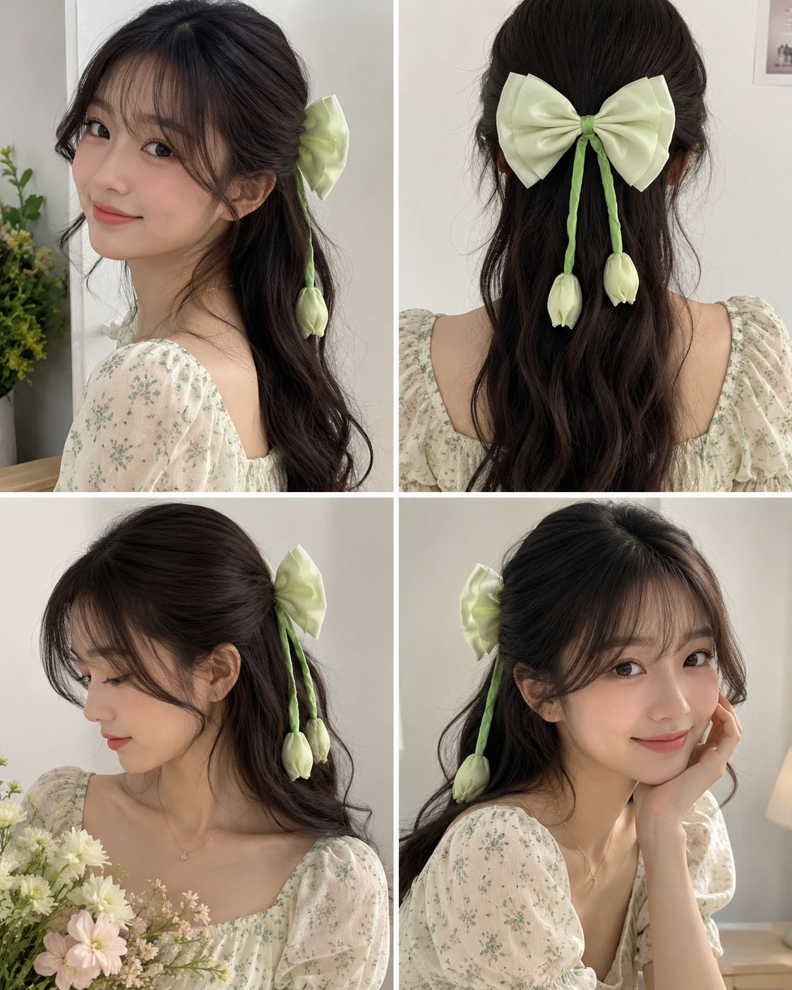 White bow