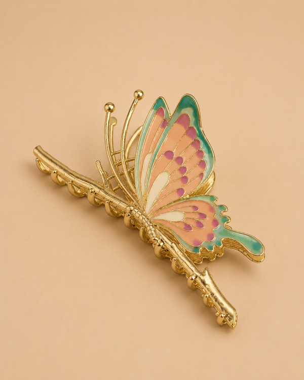 Butterfly claw clip