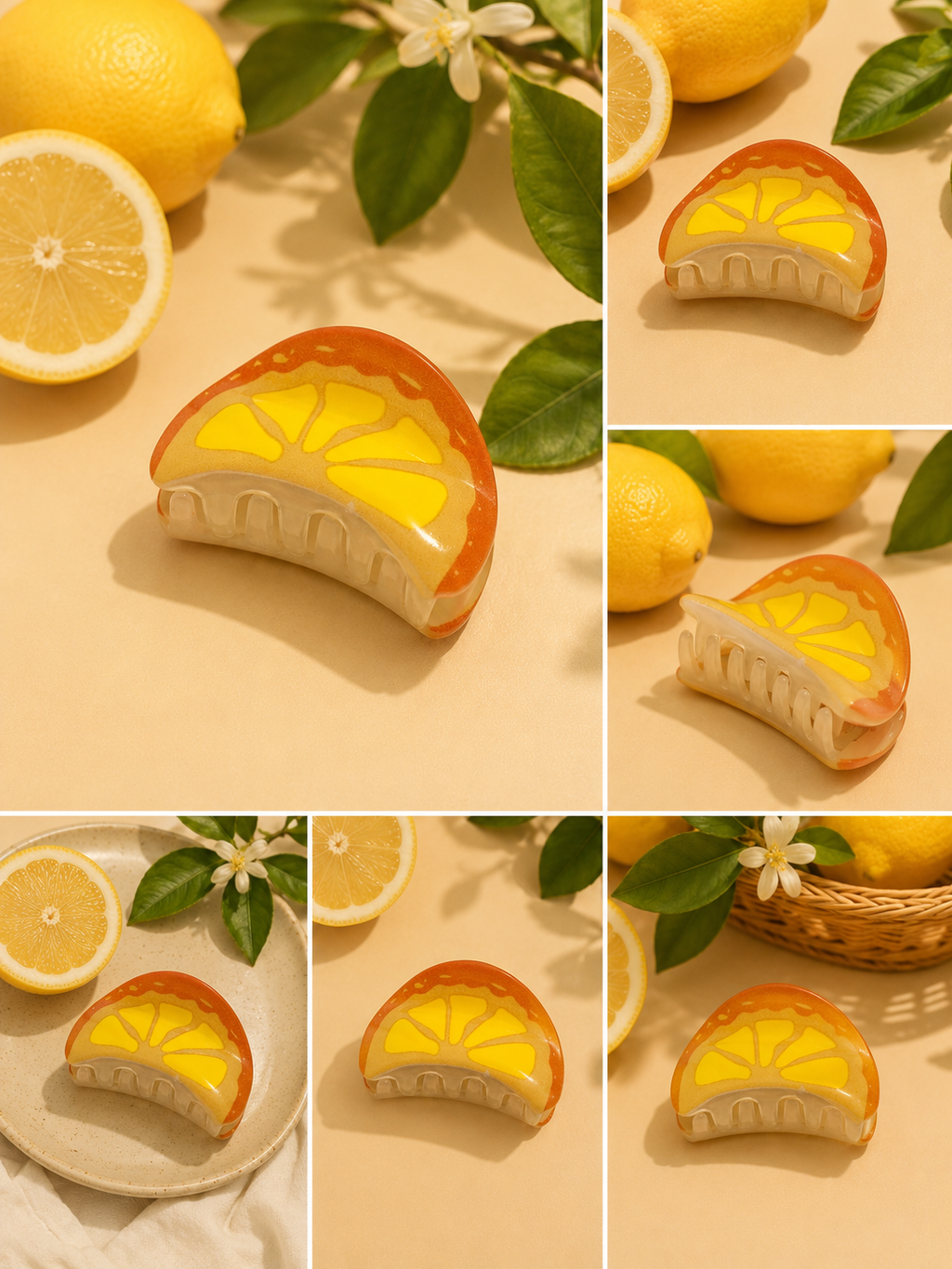Lemon fruit clip