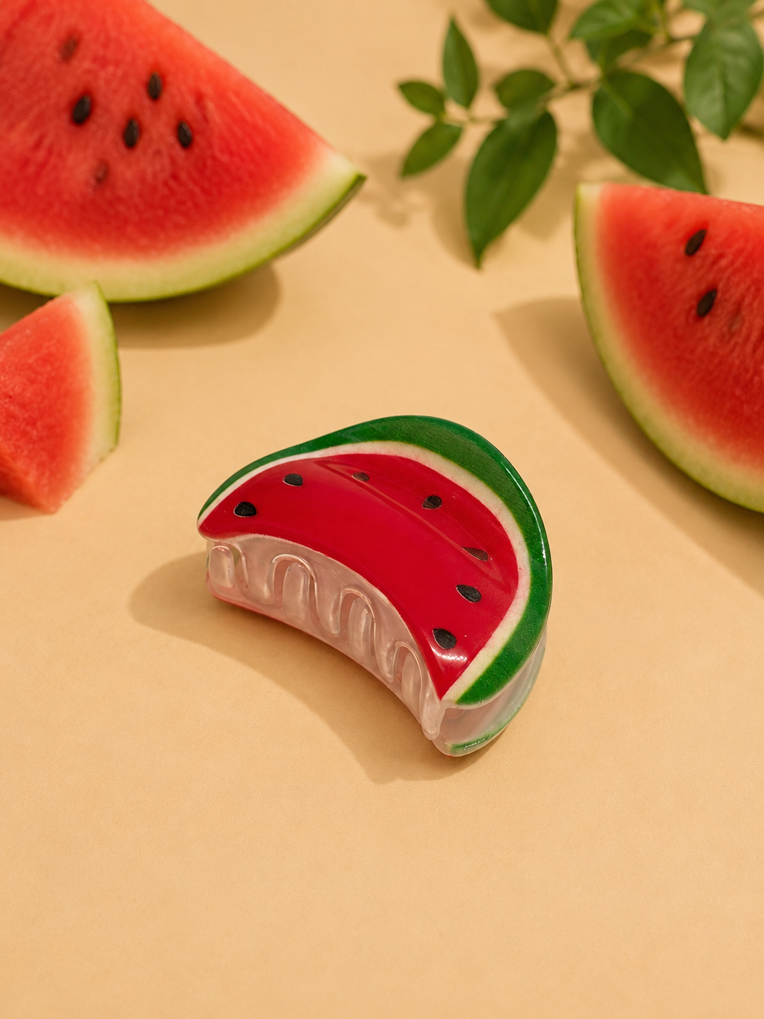 Watermelon claw clip