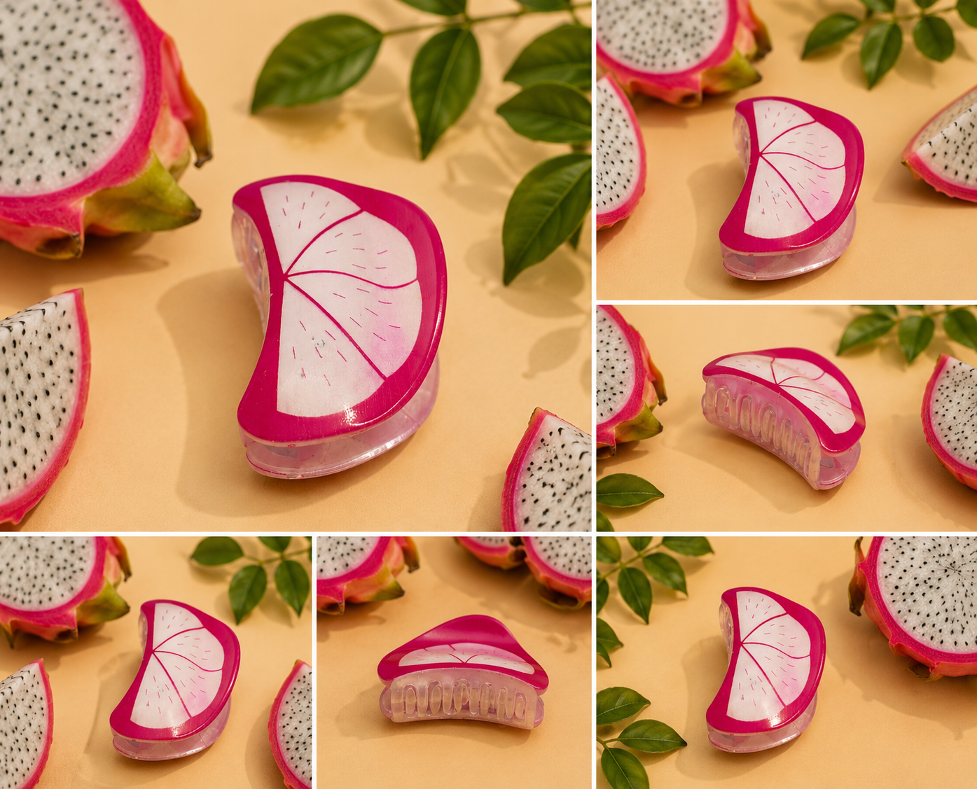 Dragonfruit claw clip