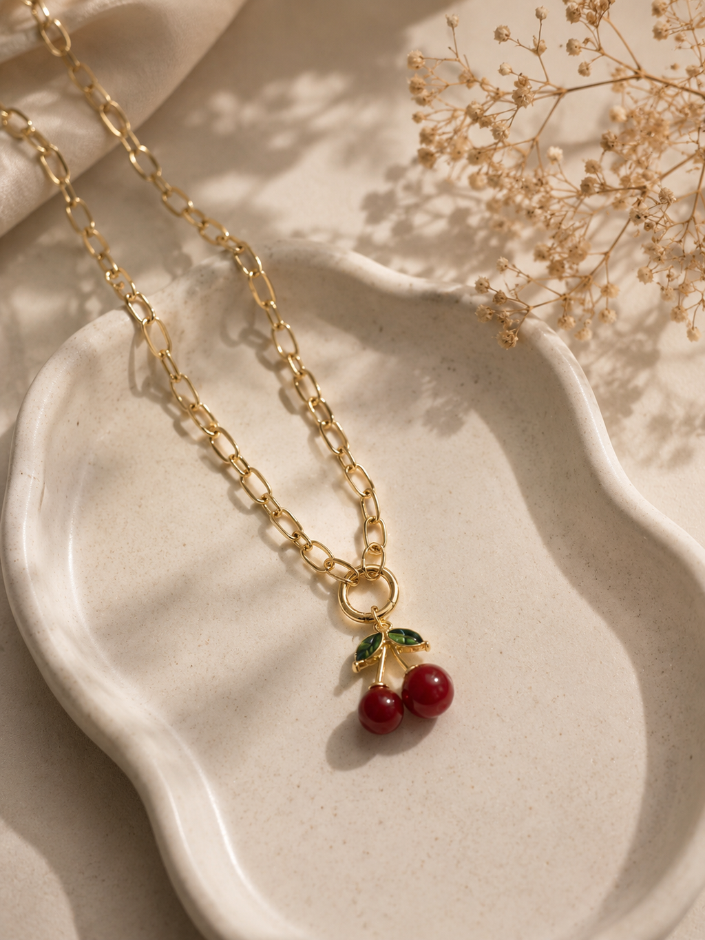 Cherry necklace