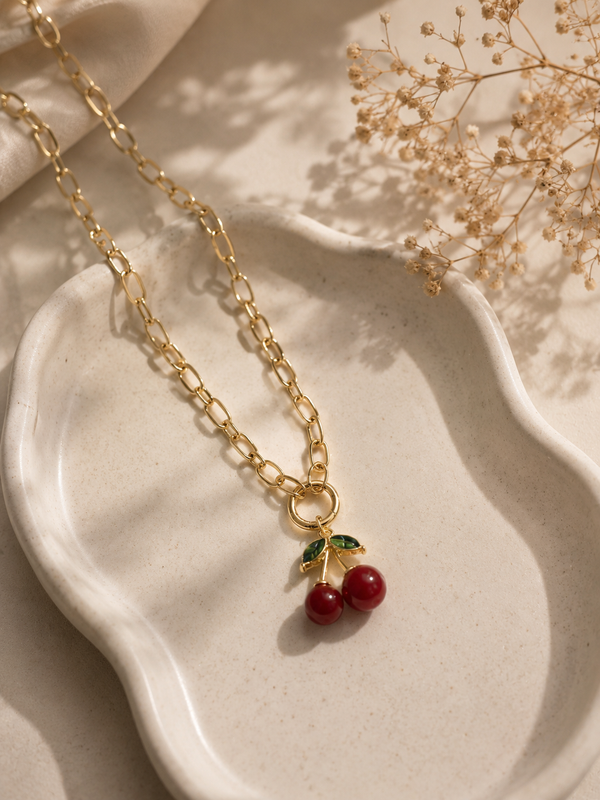 Cherry necklace