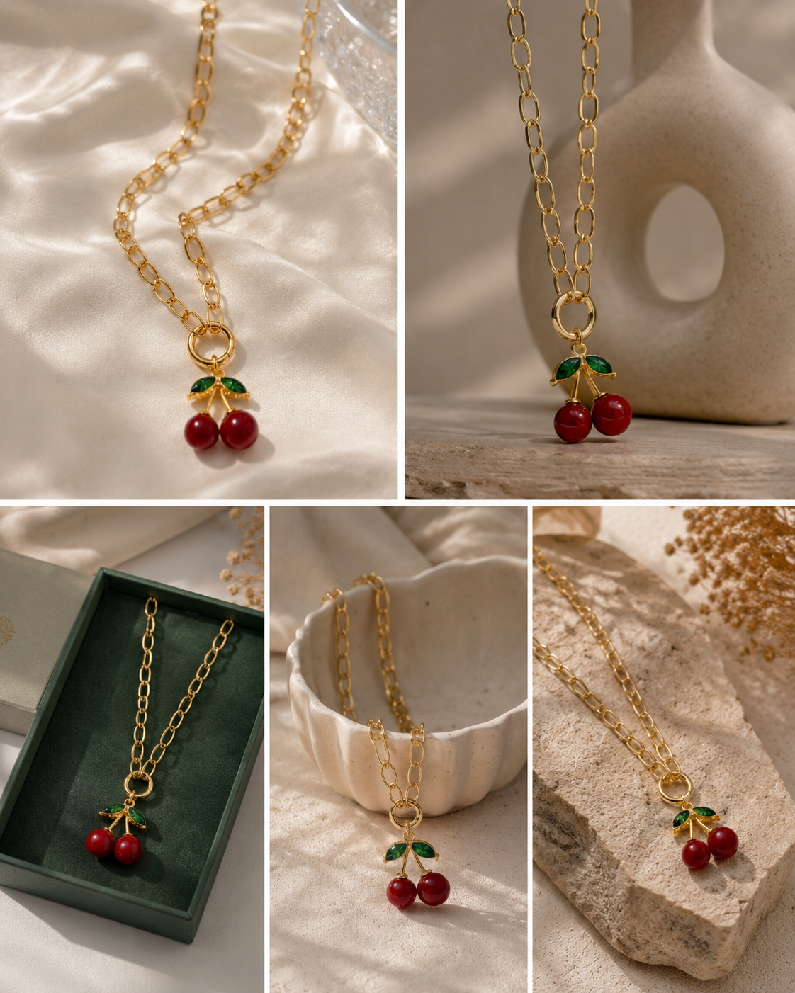 Cherry necklace