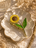 Sunflower claw clip