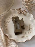 Matte mocha claw clip